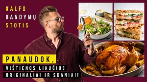 1.7K views | Alfo bandymų stotis. Kaip originaliai ir skaniai panaudoti keptus vištienos likučius? | DELFI.lt | Facebook