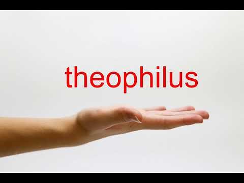 How to Pronounce theophilus - American English