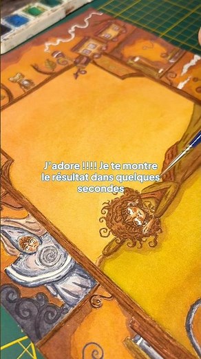 Drawing process de la couverture de mon livre 🫶 #aquarelle #dessin #livrejeunesse #illustration