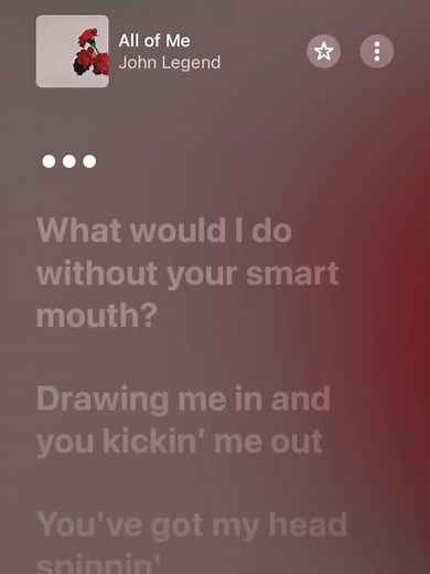 John Legend - All of Me Lyrics