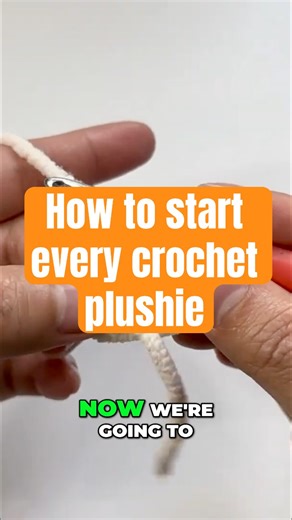 How to put SINGLE CROCHET inside MAGIC CIRCLE #beginnercrochet