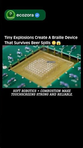 The Braille Display That Survives Beer Spills 🍺 | #Robotics #Science #Innovation #Future #technology