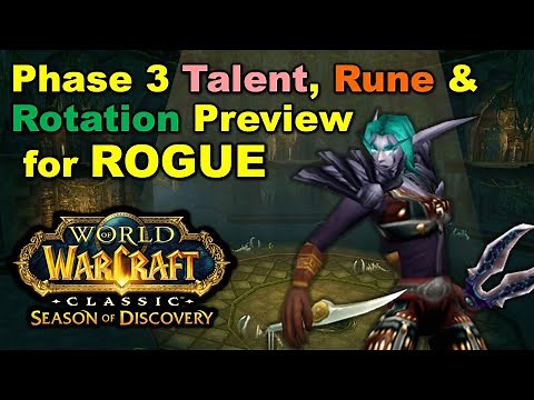 ROGUE Builds & Rotations for LEVELING and RAIDING in Phase 3 Season of Discovery