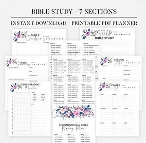 Chronological Bible Reading Plan Printable Bible Tracker One Year Bible Plan Daily Devotion for Women Bible Study Daily Devotion for Women - Etsy