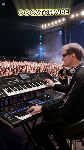 C C Catch Vibe I Live Synth Performance (Yamaha & Korg Cover)