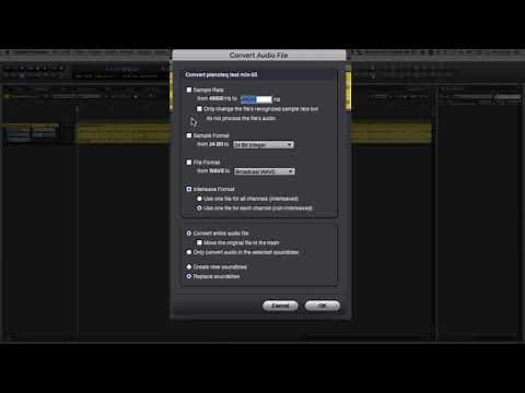 How to turn a Stereo file in MOTU Digital Performer into two Mono files