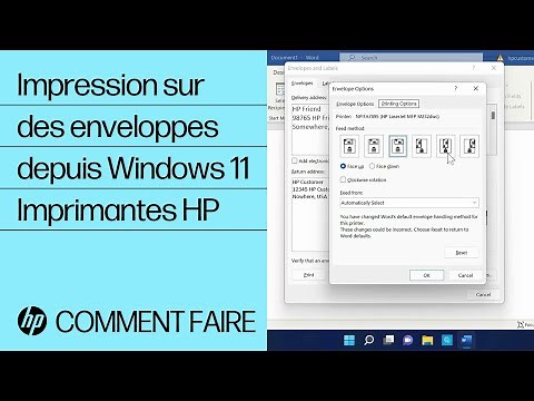 Comment imprimer sur des enveloppes depuis Windows 11 | Imprimantes HP | HP Support