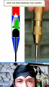 how the iron marking tool works #ironwork #metalart #welder | Wisang Geni