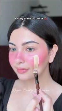 Cherry makeup tutorial | Soft galm makeup tutorial for girls #makeuptutorial #makeup #cherrymakeup
