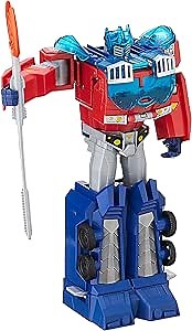 Transformers Bumblebee Cyberverse Adventures Dinobots Unite Toys Ultimate Class Optimus Prime Figure, Energon Armor, Ages 6 and Up, 9-inch