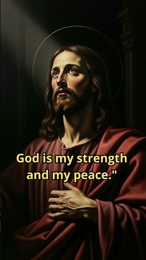 God is my strength and my peace. #jesus #god