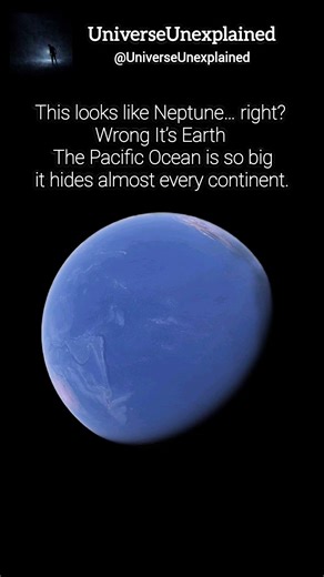 Everyone Thinks This Is Neptune... But It's Actually Earth 🌍.