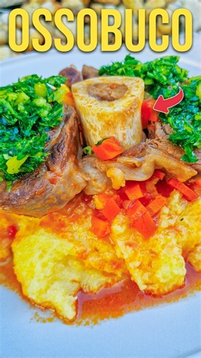 OSSOBUCO... the dish that melts hearts and bones alike ❤️🍖 Slow-cooked to perfection, this Milanese classic turns simple veal shanks into pure comfort. The rich sauce, the marrow, the aroma… every bite feels like a warm Italian hug. 👉 Discover how to make it the authentic way → https://www.vincenzosplate.com/ossobuco-recipe/ | Vincenzo's Plate