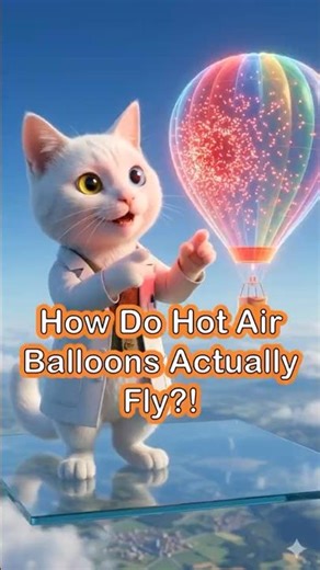 How Do Hot Air Balloons Actually Fly! 🎈 #shorts