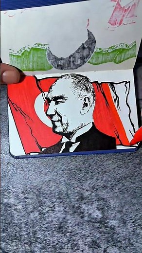 🇹🇷 Turkey Drawing! #art #pendrawing #drawing #pencildrawing #painting #sketch #draw #ataturk