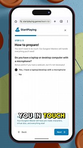 Learn to Play D&D! Take the learn to play quiz and get matched with a professional dungeon master and other new players! | StartPlaying