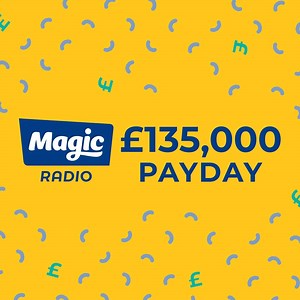 22 reactions · 6 comments | THIS FRIDAY you have a chance to WIN Magic’s £135,000 Payday  To find out how you can win the cash   Listen to Magic radio today: https://listen.magic.co.uk/909 盧Or Visit: https://planetradio.co.uk/magic/competitions/win/magic-135-000-payday/ | Magic Radio | Facebook