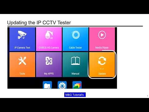 M&G 20 Updating IP CCTV Tester