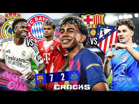 ¡Barça mete 7 y a cuartos vs el Atleti! | Bayern no perdona, sigue Madrid | PSG ‘papeó’ a ingleses