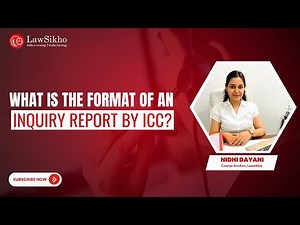 What is the format of an Inquiry Report by ICC?