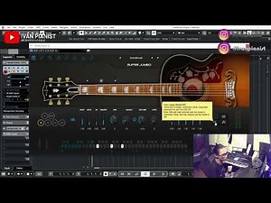VST Gitar Akustik Suaranya REALISTIS BANGETT - Ample Sound Guitar Akustik | #ivanstudiowebcam