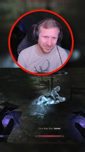 This Skyrim spell is absolutely broken #skyrim #gaming #mods