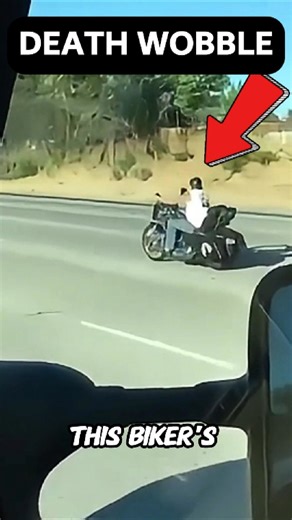 The Death Wobble Nobody Expects #motorcycle #viral #scary