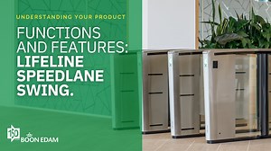 Functions and Features of the Lifeline Speedlane Swing Speed Gate | Boon Edam