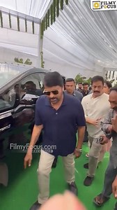 4.3M views · 10K reactions | Megastar #Chiranjeevi entry at #MEGA157 Pooja Ceremony #AnilRavipudi #ChiruAnil | Filmy Focus | Facebook