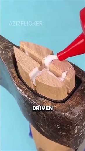 Woodworkers Know This Axe Trick! 🪓