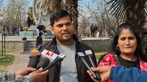 Srinagar's historic Badamwari Park, also known as Almond Park, has become a popular destination this spring, drawing both locals and tourists. Nestled between the majestic Hari Parbat Fort and the extension of Dal Lake, the park offers visitors a picturesque escape, showcasing almond trees in full bloom. | JKAC News