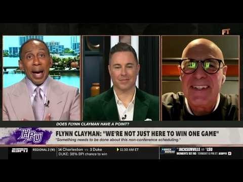 FIRST TAKE | Stephen A. GOES CRAZY Flynn Clayman leads High Point to March Madness upset