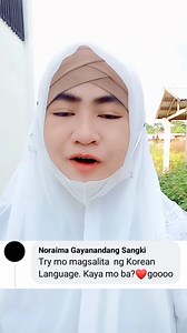 365K views · 10K reactions | Korean Challenge ba kamo?來 ❤️ Ano na naman po ang next language na irerequest niyo? 來 #reelsfypシ #vlog #foryoupageシ #adayinmylife #forfun #funny | Angelica Talib Vlog | Facebook