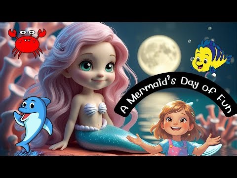 Cute Mermaid Song for Kids | Magical Mermaid Day! | Under the Sea Adventure | Nursery Rhyme