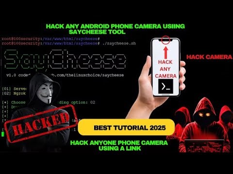 Camera Hacking Tools in Parrot OS | How To Access Any Phone Camera Using SayCheese In Parrot OS |