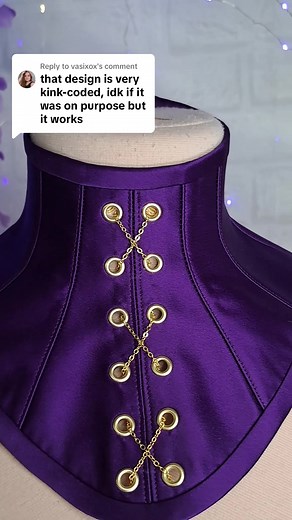 Unique Custom Corset Set with Matching Neck Corset