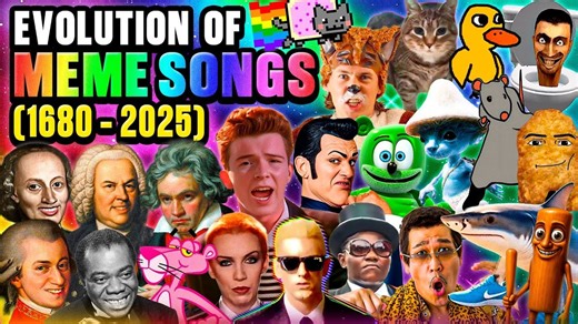 THE EVOLUTION OF MEME SONGS 1680 - 2025