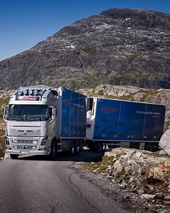 1.5M views · 8.5K reactions | Get a glimpse of daily life for a truck driver on the demanding roads in western Norway. | Volvo Trucks | Facebook