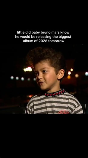 Baby Bruno interviews to releasing the biggest album of the year ❤️ #brunomars #babybruno #theromantic #brunomarslive