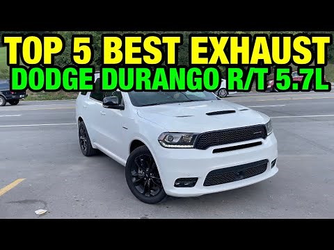 Top 5 BEST EXHAUST Set Ups for Dodge Durango R/T 5.7L HEMI V8!