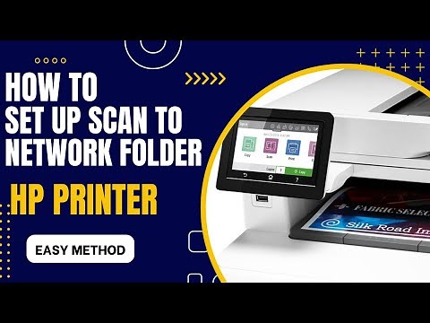 SET UP SCAN TO A NETWORK FOLDER IN HP PRINTER| LASERJET |EMBEDDED WEB SERVER CONFIGURATION #printer