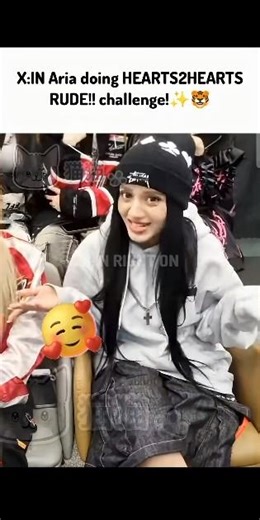 Do you think Aria cares?😘✨ #xin #aria #rude #hearts2hearts #h2h #dazzleflash