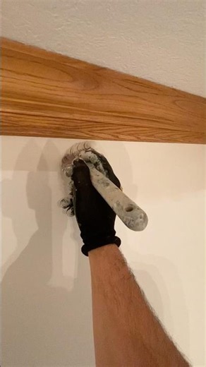 How to paint near crown molding.