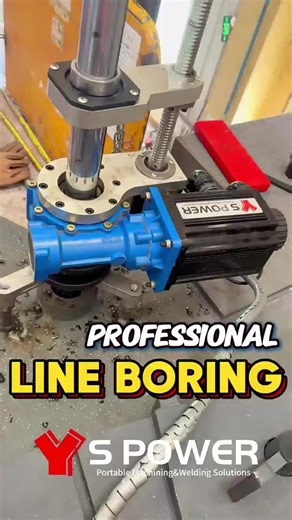 Line boring machine factory-S POWER #excavator #portablelineboring #machine #machining #factory