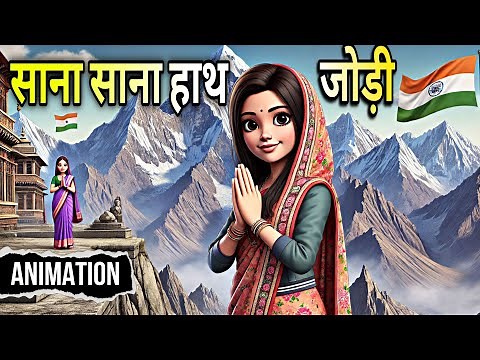 साना साना हाथ जोड़ी | sana sana hath jodi cbse class 10 animation | explanation | one shot |educhain