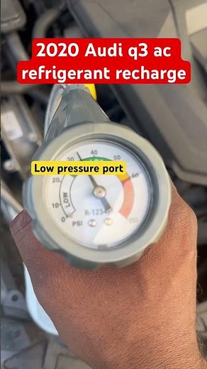 2020-2022 Audi q3 low pressure port ac recharge tutorial