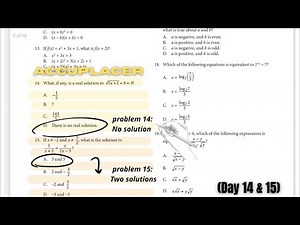 ACCUPLACER MATH TEST [Day 14 & Day 15] Anyone else studying with a cold? Lol