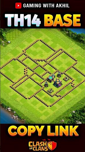 Unbeaten TH14 TROPHY + WAR Base Layout 🔥Clash of Clans
