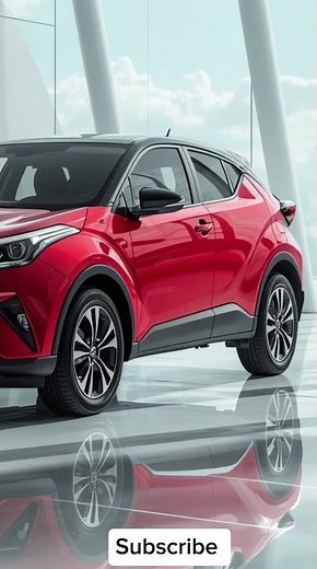 This red SUV is way too cool... The new 2026 Yaris Cross