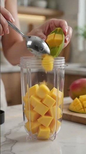 Healthy Baby Food Recipe 🥣 | Easy Homemade#MangoPuree #BabyFood #BabyRecipe #HomemadeBabyFood